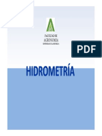 Hidrometria para Riegos y Drenajes