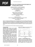 Study and Analysis of Systems For Monitoring in Power Substations