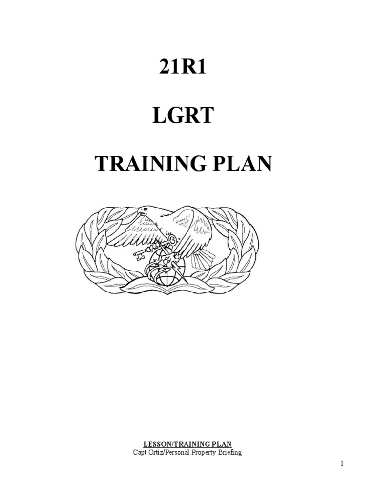 LGRT Lro TRNG Plan Ed 620 | PDF | Educational Technology | Business