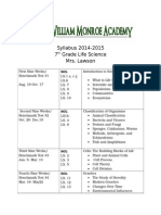 Syllabus Science