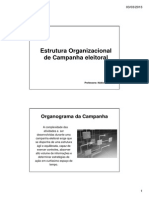 Estrutura Organizacional de Campanha Eleitoral