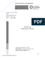 Investigación Numero Uno Sistema Financiero Guatemalteco -03!05!15