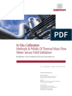 In-situ Calibration of Thermal Mass Flowmeters Sierra Instruments