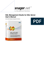 SQL Managment Studio for SQL Server User s Manual