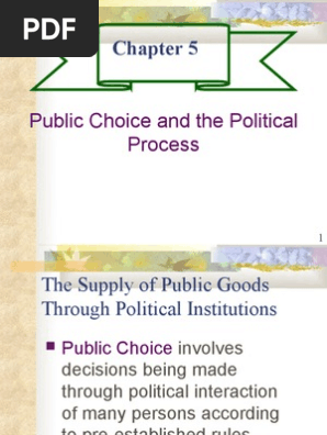 Chapter 5 Public Choice And Political Process Voting Taxes - 