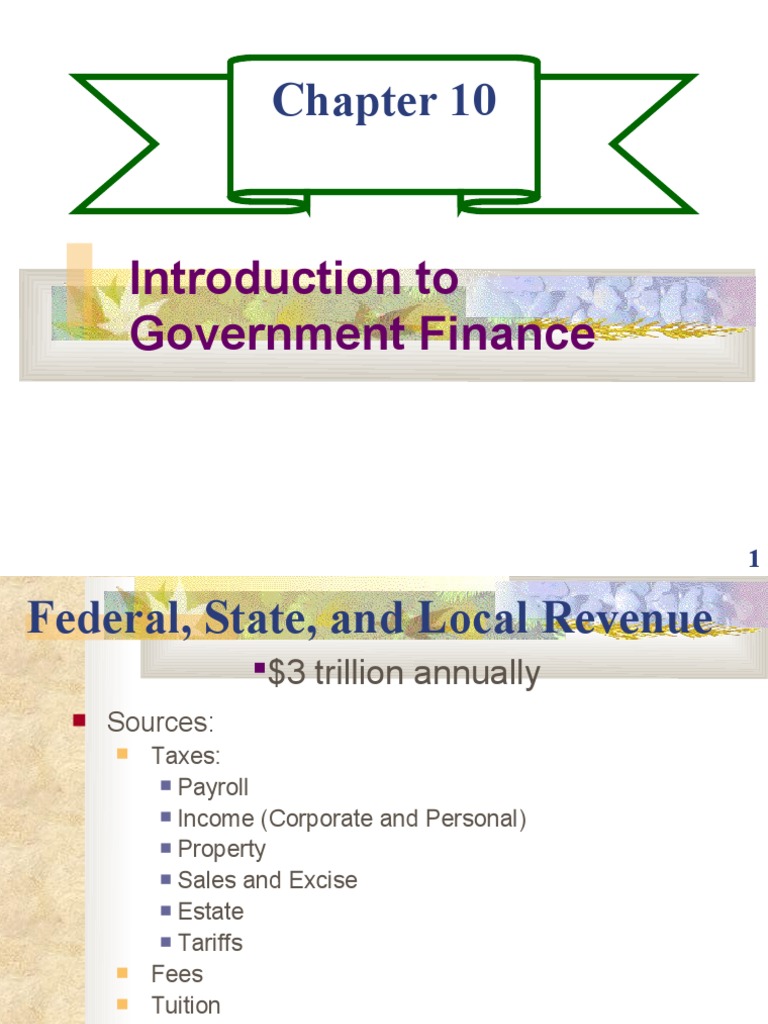Introduction to Local Government Finance | PDF | Tax Rate | Progressive Tax