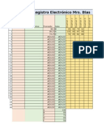 Excel Hoja de Cálculo