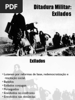 O exilio na ditadura militar