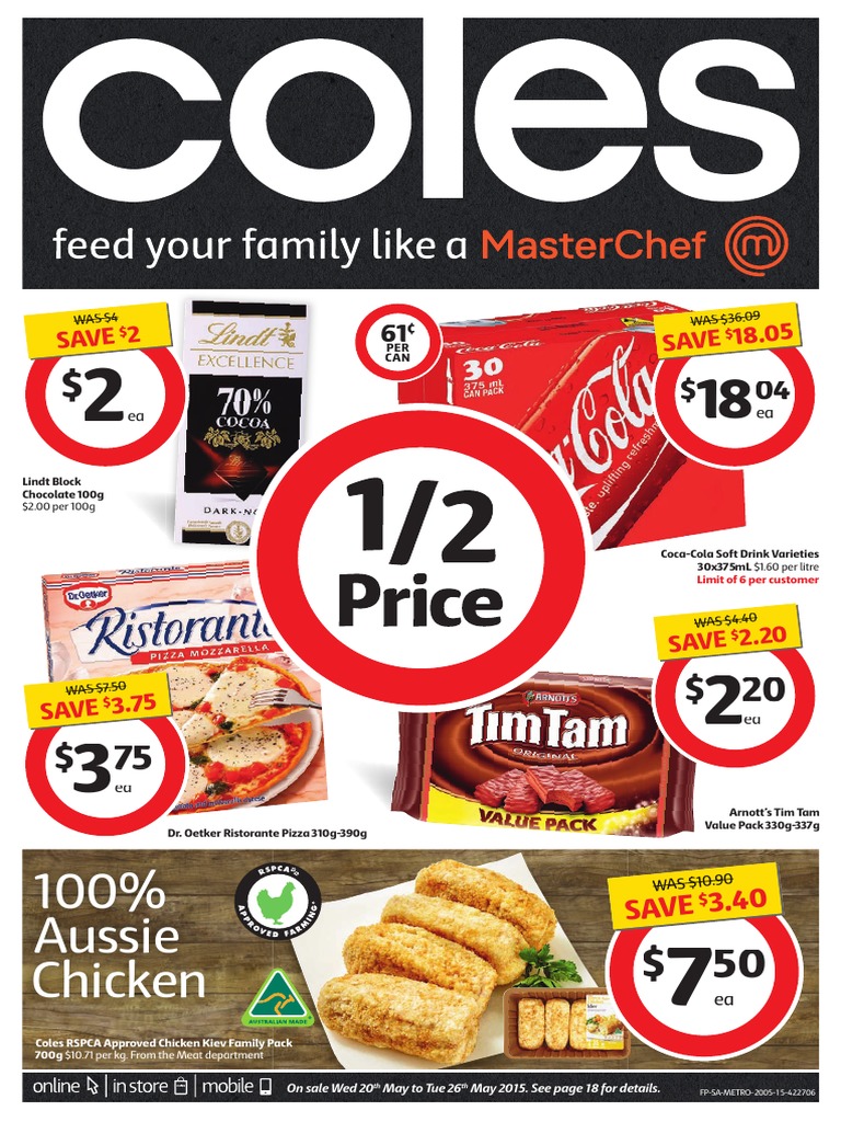 coles Foods Food & Wine