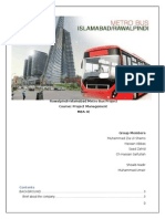 Metro Bus project  Project