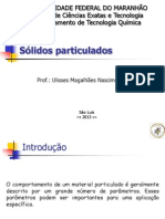 Aula Operações Unitárias I QI EQ Sólidos Particulados