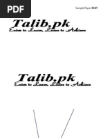 Download UET Lahore Entry Test Sample Paper by Shawn Parker SN265955767 doc pdf