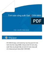 OptiX OSN 38006800 Optical Power Calculation ISSUE 1.01 (Compatibility Mode)
