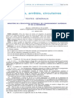 Décret Relatif À L'organisation Des Enseignements Au Collège