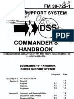 FM 38-725-1 1976 Direct Support System DSS, Commander's Handbook