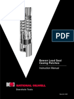 Bowen Lead Seal Casing Patches: Instruction Manual