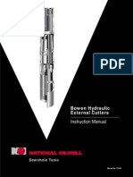 Bowen Hydraulic External Cutters: Instruction Manual