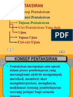 Konsep Pentaksiran