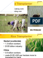 Improve Rice Transplanting with Low-Cost Ergonomic Planter