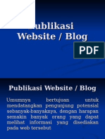 6. Publikasi Website