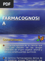 FARMACOGNOSIA-GENERALIDADES