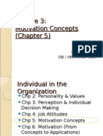 Motivation Concepts (Chapter 5)