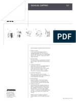 Manual capping instructions for STL bottles