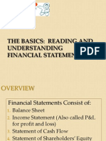 4 The Basics Reading and Understanding Financial Statements