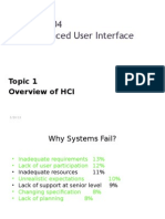 Overview of HCI