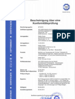 KP 067-2-2013 DRAKO Seil 6,5 MM - Bescheinigung Uber Eine Konformitatsprufung PDF