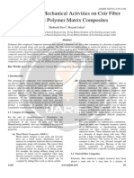 A Survey on Mechanical Activities on Coir Fiber Resistant Polymer Matrix Composites