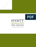 Hyatt Bangalore MG Road - Overview