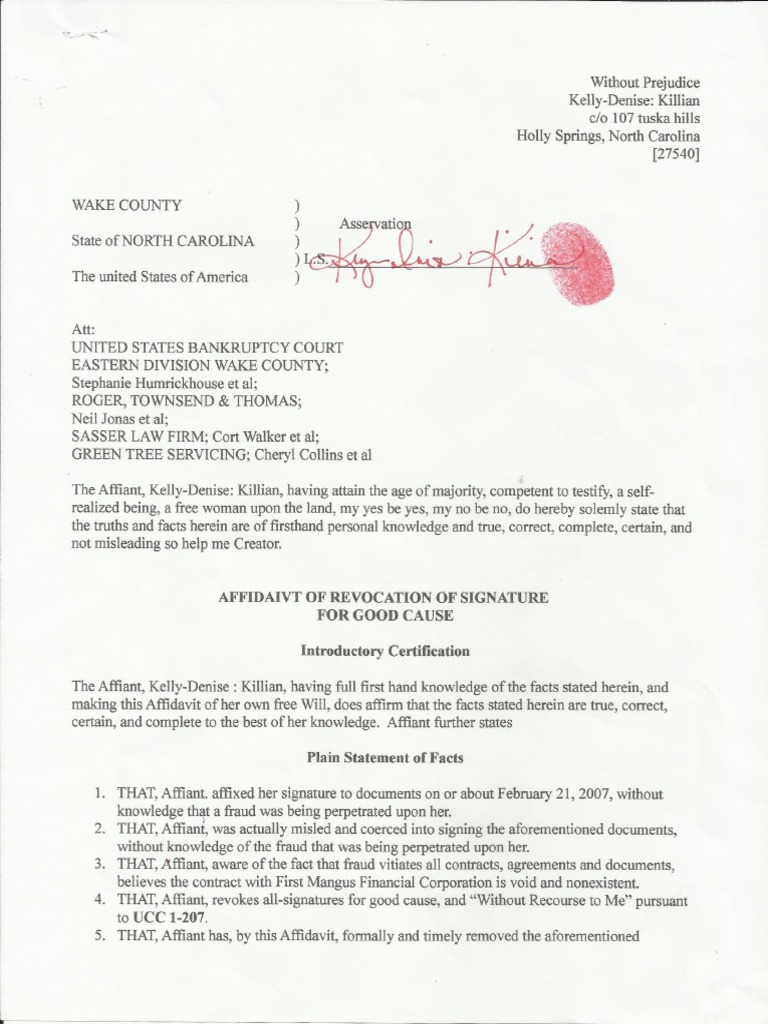 Scanned Affidavit of Revocation of Signature For Godd Cause and PDF