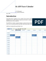 Working With ADF Faces Calendar Component