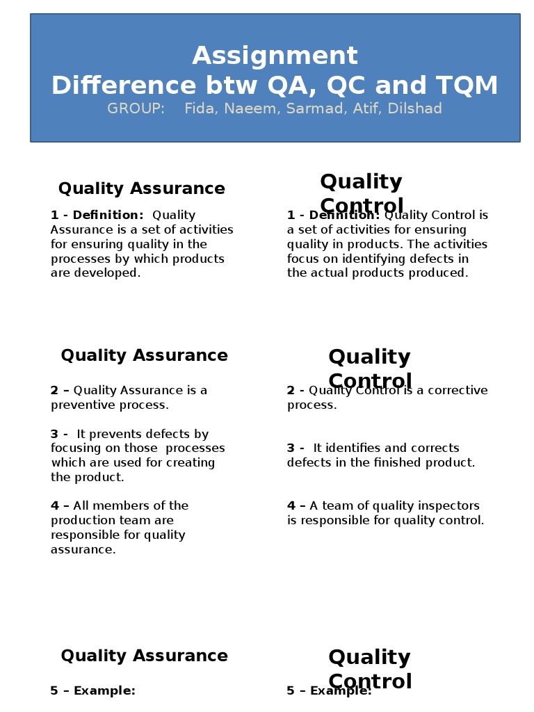 traditional-qa-vs-qm-pdf-quality-assurance-systems-engineering