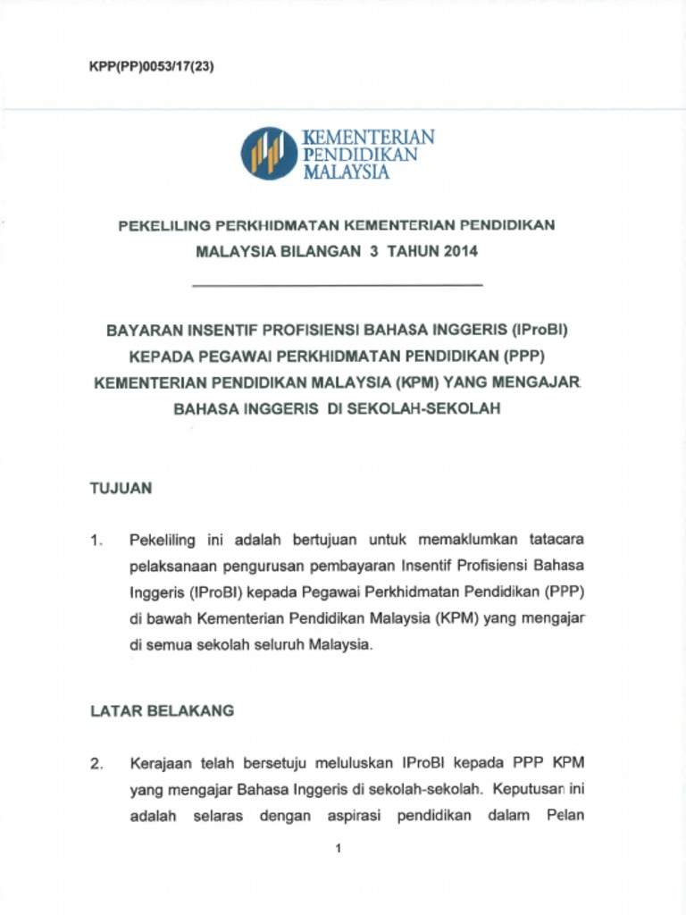 Pekeliling Dan Borang Permohonan Aptis Pdf