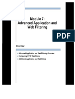 Module 7 Advanced Application and Web Filtering