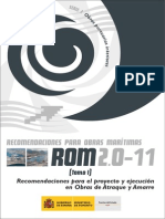 ROM 2.0-11 Recomendaciones Proyecto y Ejecucion Obras de Atraque y Amarre