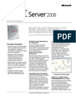 SQLServer2008 BI Datasheet