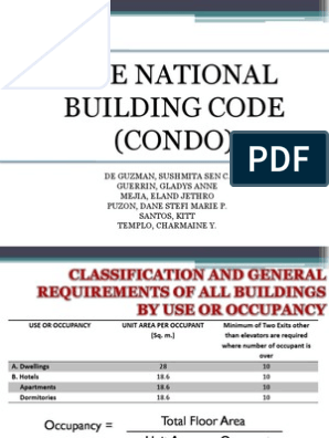 Building Code Philippines Stairs Architectural Elements