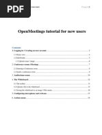 Download Open Meetings Manual for User Level by gore SN26600472 doc pdf