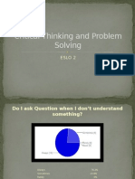 critical thinking and problem solving