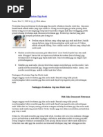 Download Materi Penyuluhan Gigi Anak by Anonymous G8oZXHJr SN266009019 doc pdf