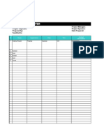 Stakeholder Register Template