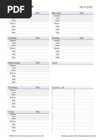 Weekly Meal Planner