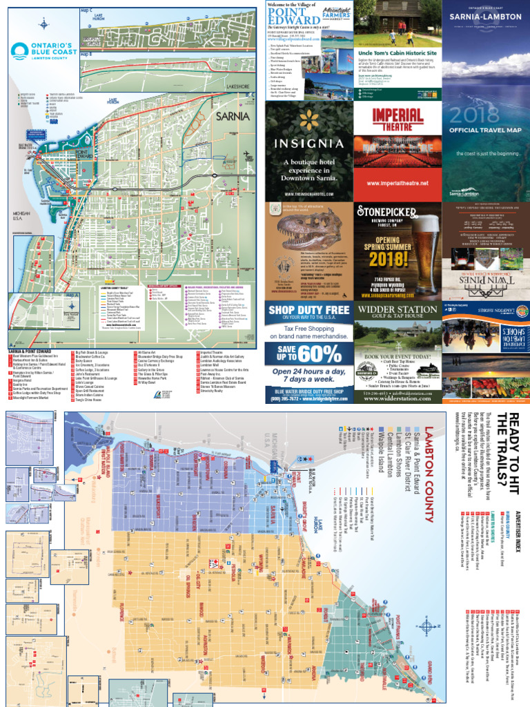 201718 Lambton County Road Map