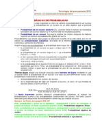 Nociones Básicas de Probabilidad: Probabilidad de Un Suceso Aleatorio Probabilidad de Un Suceso