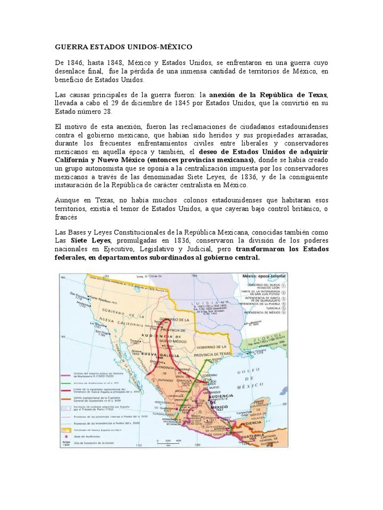EXPOSICION Guerra Méxicoestados Unidos México Guerra mexicano