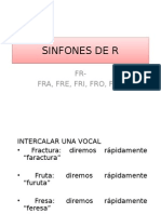 Sinfones de R Sinfones de R: FR-Fra, Fre, Fri, Fro, Fru