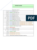 ACFINA3 Timetable